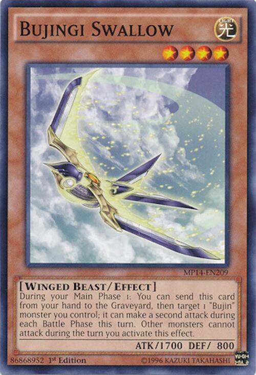Bujingi Swallow MP14-EN209 card from 2014 Mega-Tins Mega Pack