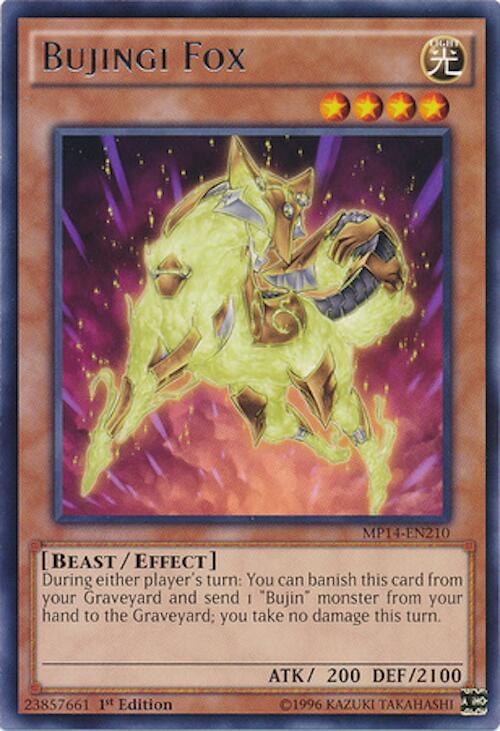 Bujingi Fox MP14-EN210 card from 2014 Mega-Tins Mega Pack