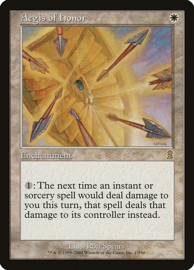 Aegis of Honor 1 card from Odyssey