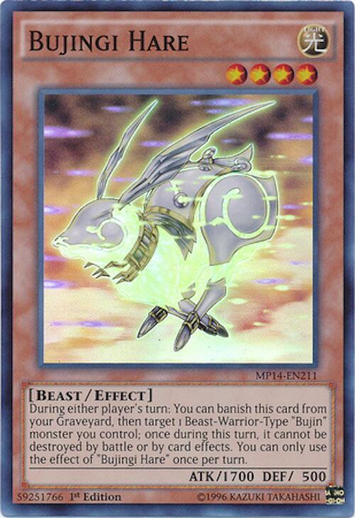 Bujingi Hare MP14-EN211 card from 2014 Mega-Tins Mega Pack