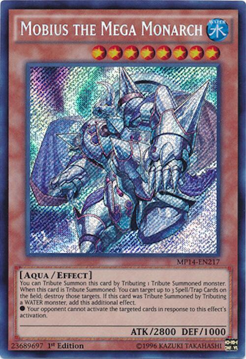 Mobius the Mega Monarch MP14-EN217 card from 2014 Mega-Tins Mega Pack