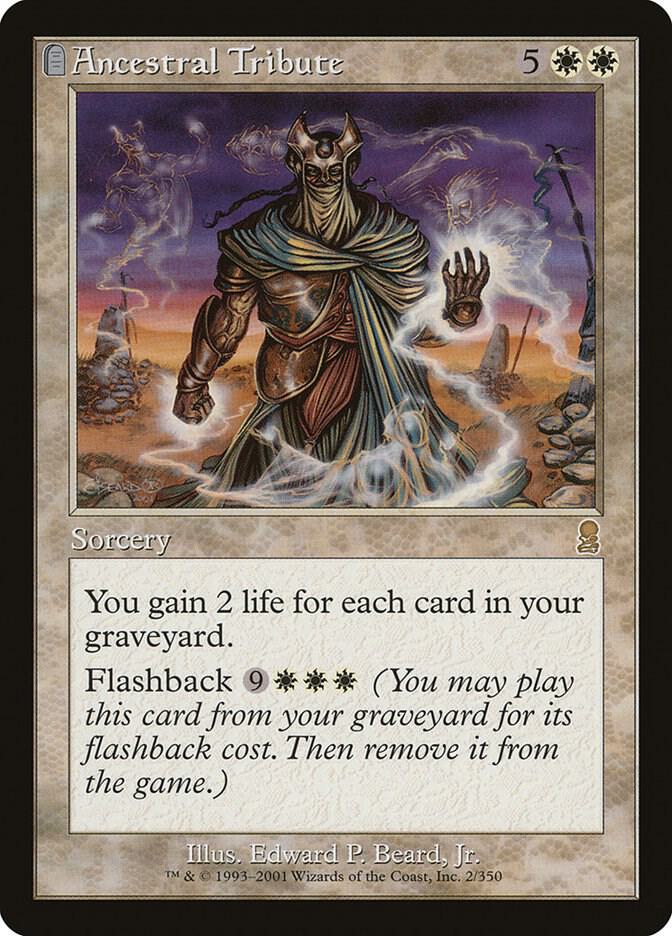 Ancestral Tribute 2 card from Odyssey