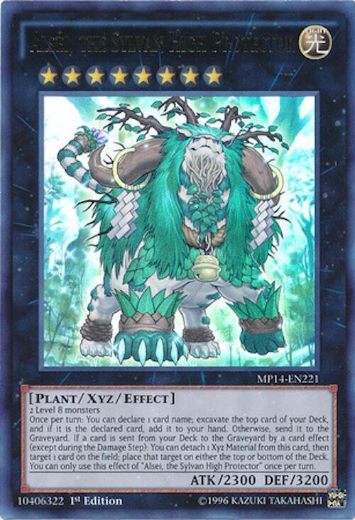 Alsei, the Sylvan High Protector MP14-EN221 card from 2014 Mega-Tins Mega Pack