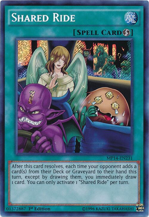 Shared Ride MP14-EN231 card from 2014 Mega-Tins Mega Pack