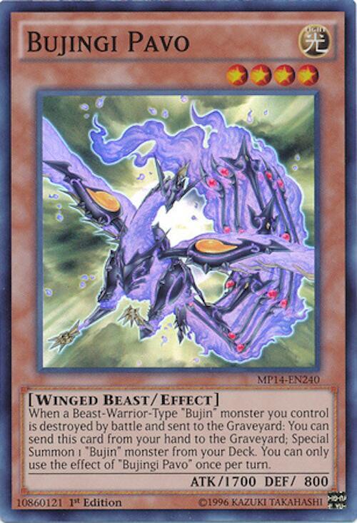 Bujingi Pavo MP14-EN240 card from 2014 Mega-Tins Mega Pack