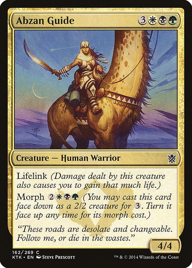 Abzan Guide 162 card from Khans of Tarkir