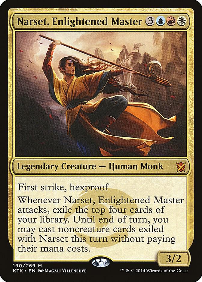 Narset, Enlightened Master 190 card from Khans of Tarkir