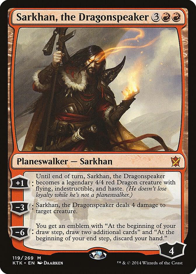 Sarkhan, the Dragonspeaker 119 card from Khans of Tarkir