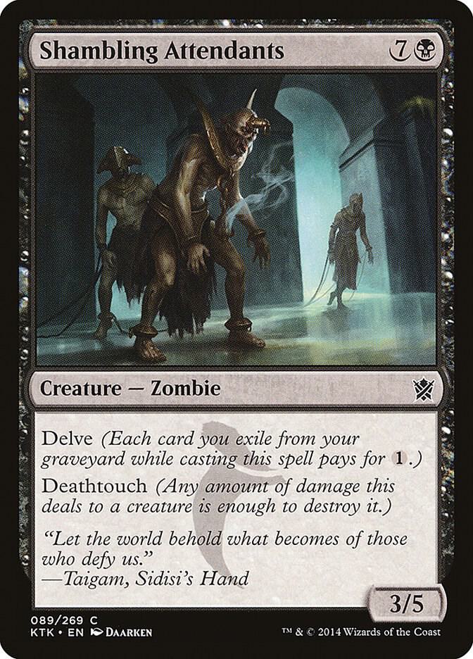 Shambling Attendants 89 card from Khans of Tarkir