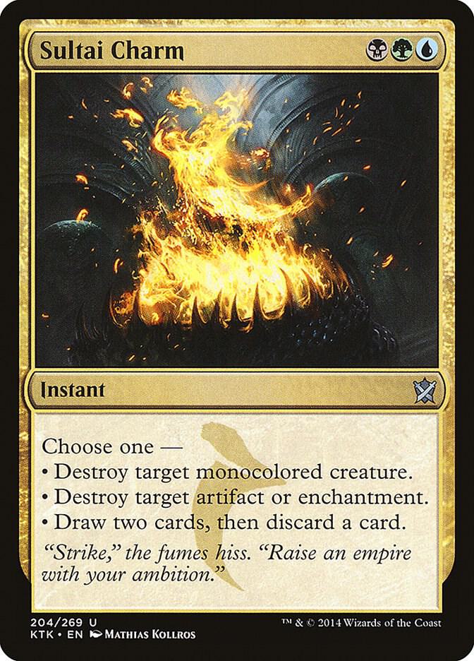 Sultai Charm 204 card from Khans of Tarkir