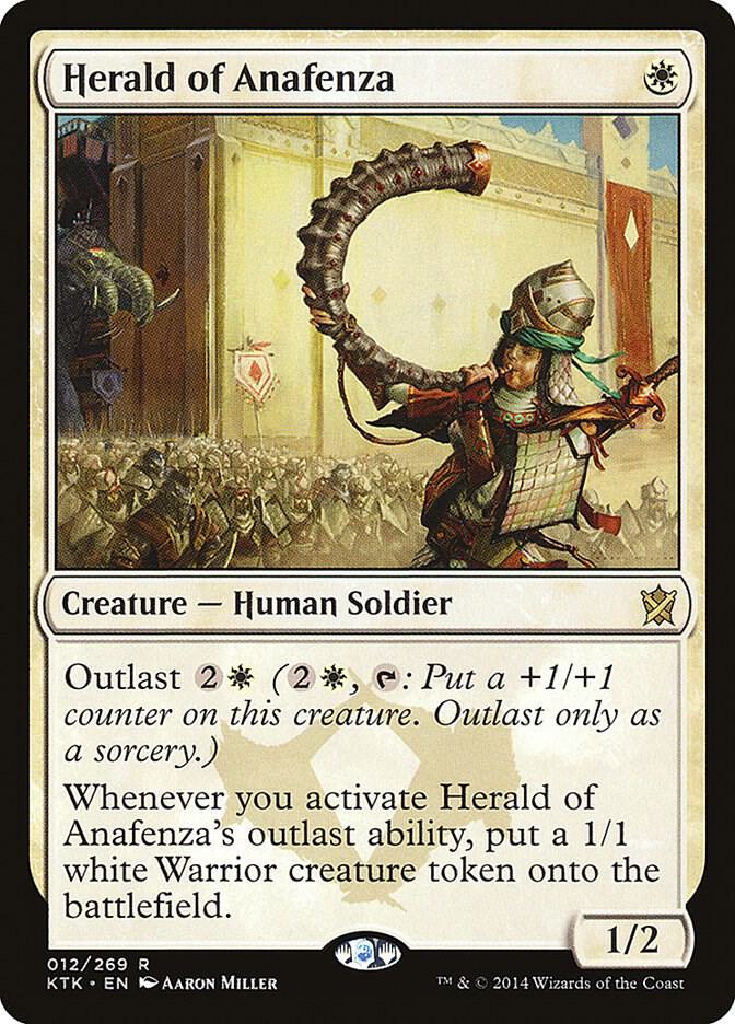 Herald of Anafenza 12 card from Khans of Tarkir