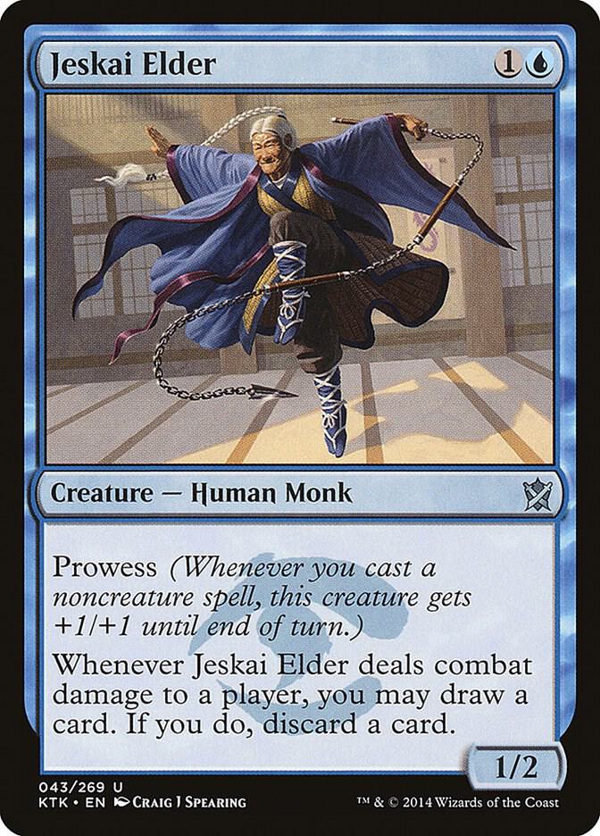 Jeskai Elder 43 card from Khans of Tarkir