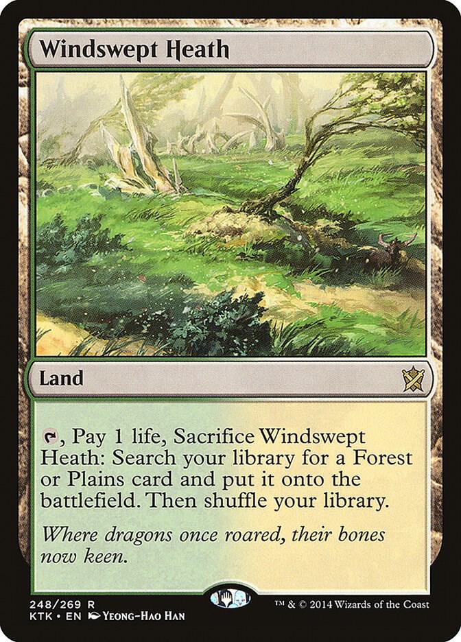 Windswept Heath 248 card from Khans of Tarkir