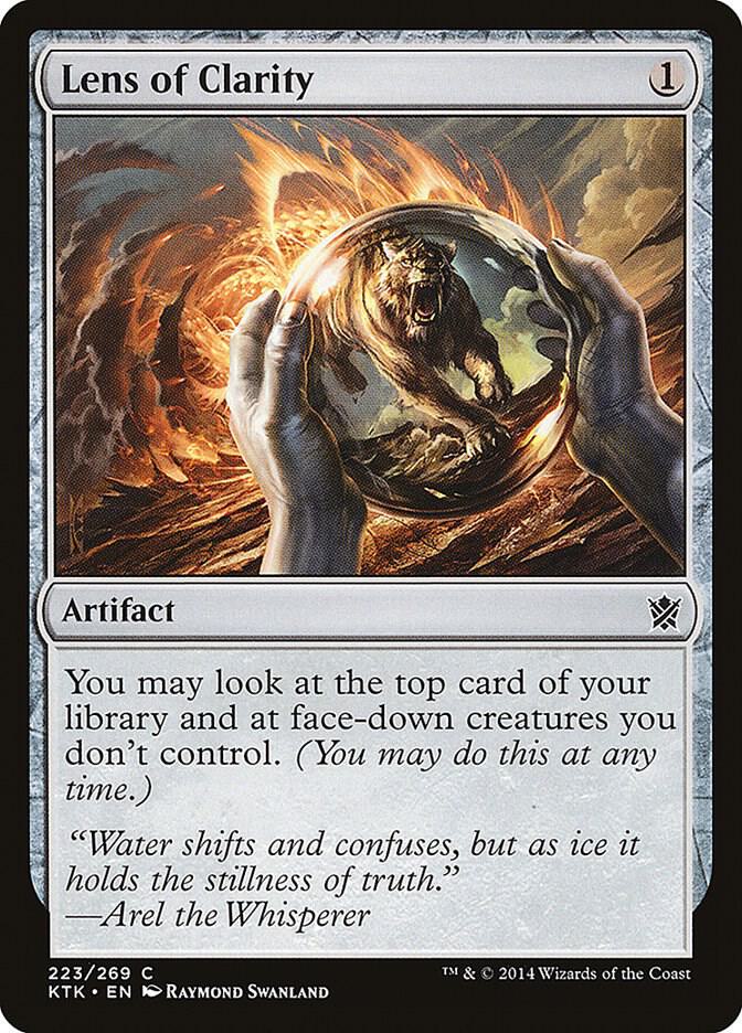 Lens of Clarity 223 card from Khans of Tarkir