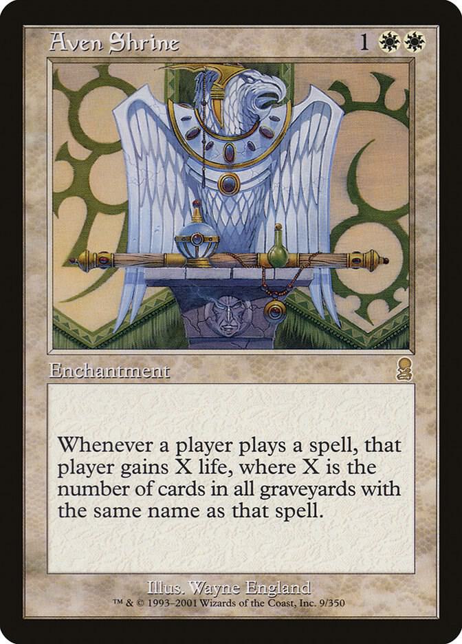 Aven Shrine 9 card from Odyssey