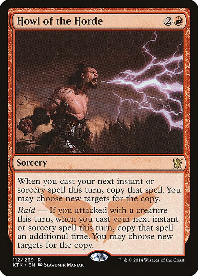 Howl of the Horde 112 card from Khans of Tarkir