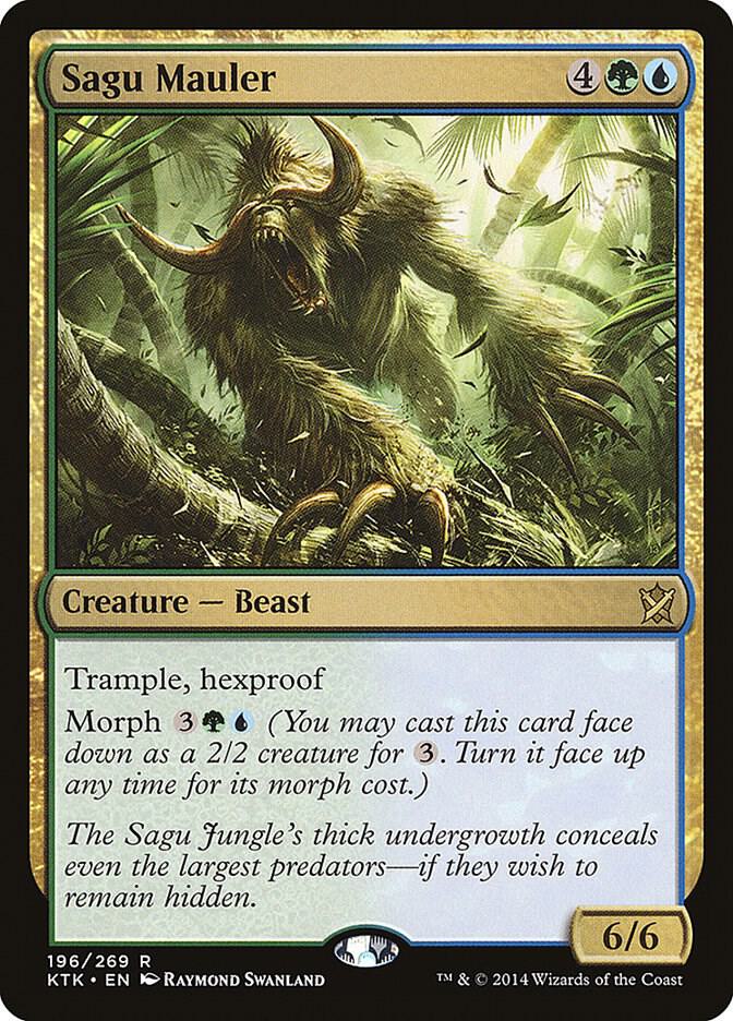 Sagu Mauler 196 card from Khans of Tarkir