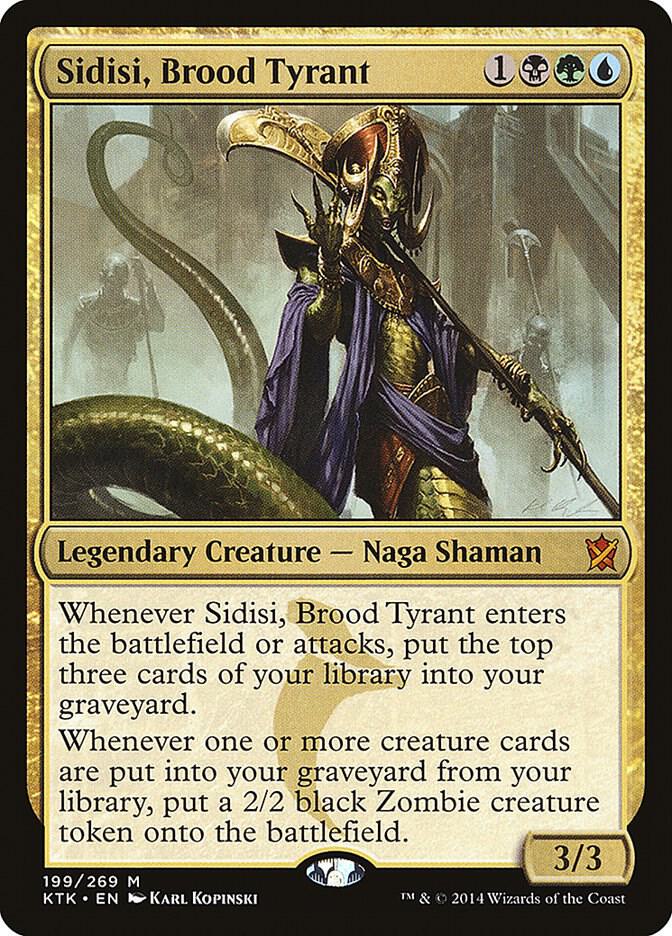 Sidisi, Brood Tyrant 199 card from Khans of Tarkir