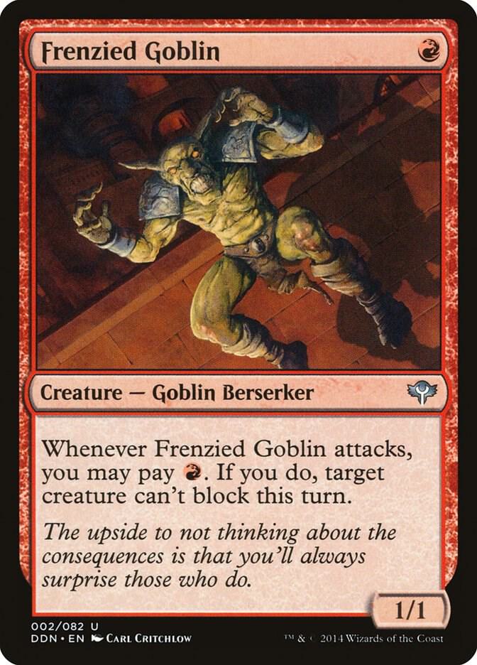 Frenzied Goblin 2 card from Duel Decks: Speed vs. Cunning