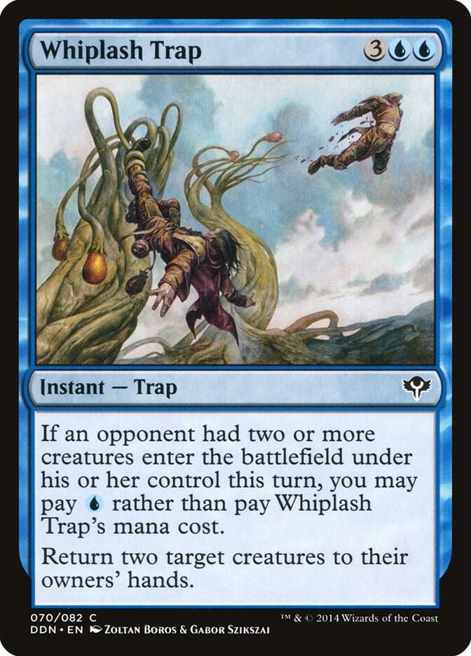 Whiplash Trap 70 card from Duel Decks: Speed vs. Cunning