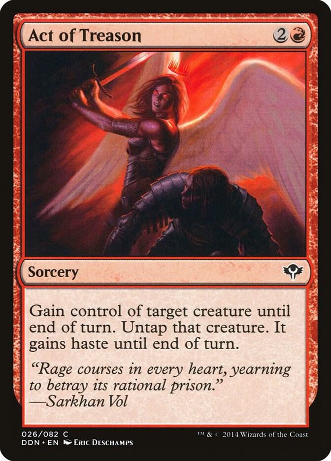 Act of Treason 26 card from Duel Decks: Speed vs. Cunning