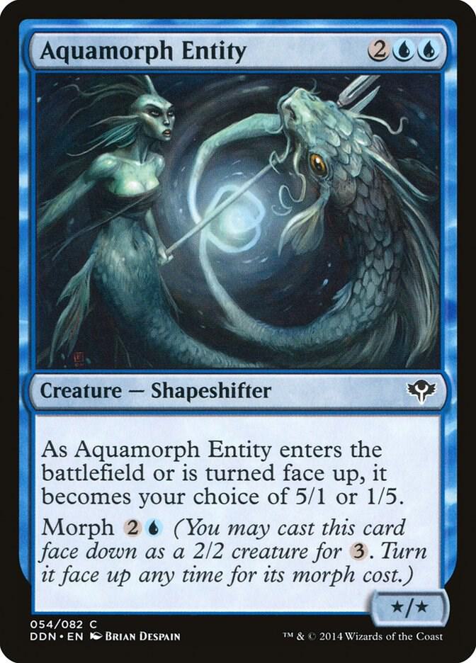Aquamorph Entity 54 card from Duel Decks: Speed vs. Cunning