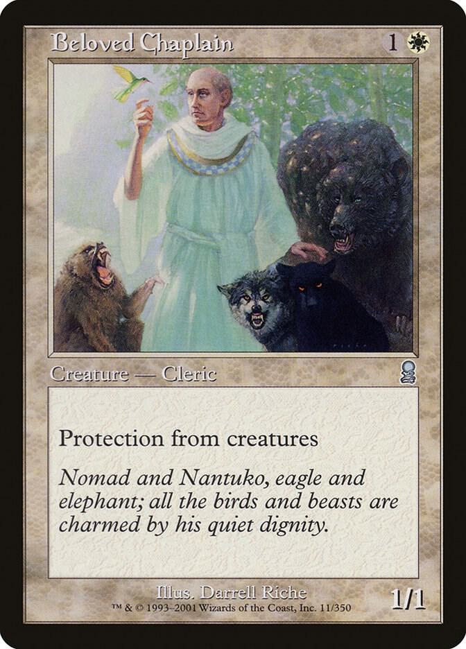 Beloved Chaplain 11 card from Odyssey