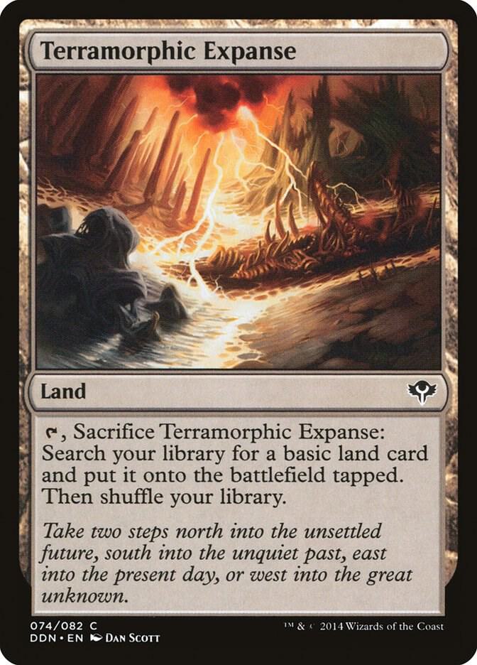Terramorphic Expanse 74 card from Duel Decks: Speed vs. Cunning
