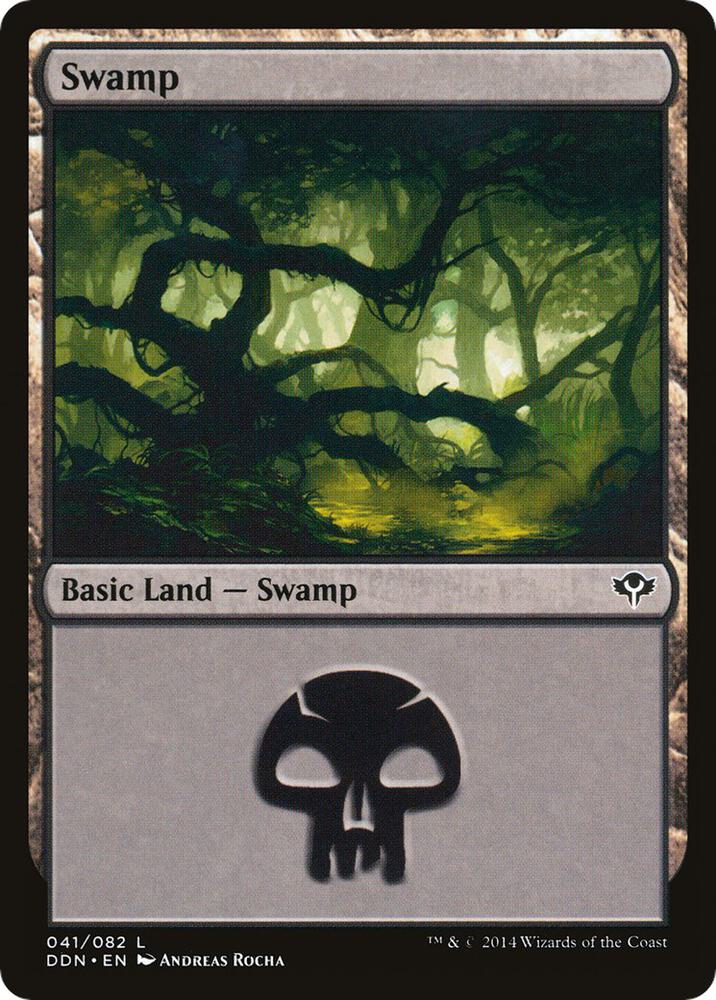 Swamp 41 card from Duel Decks: Speed vs. Cunning