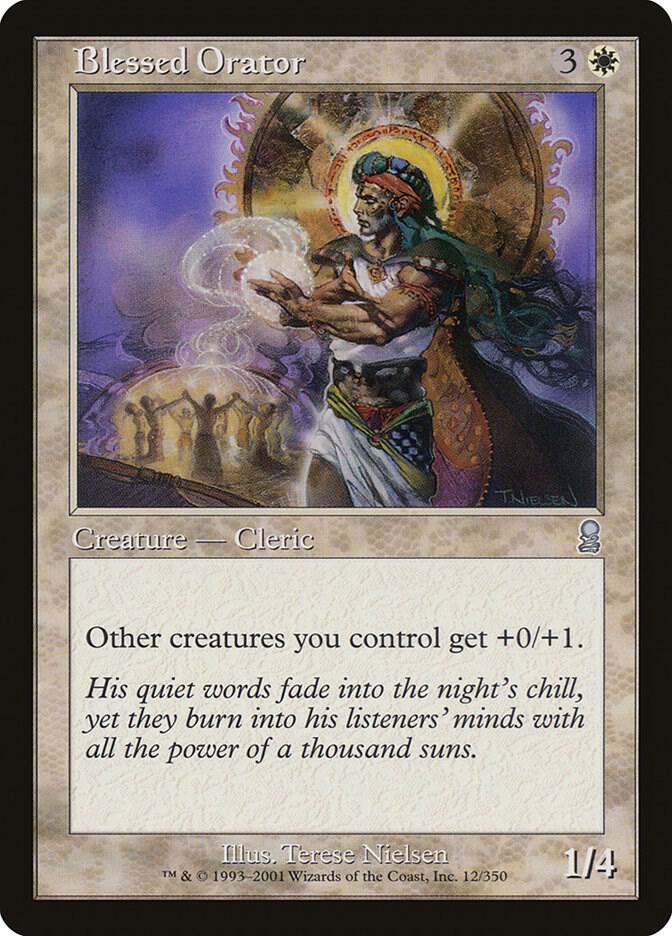 Blessed Orator 12 card from Odyssey
