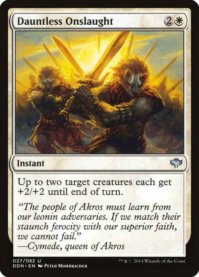 Dauntless Onslaught 6 card from Duel Decks: Speed vs. Cunning