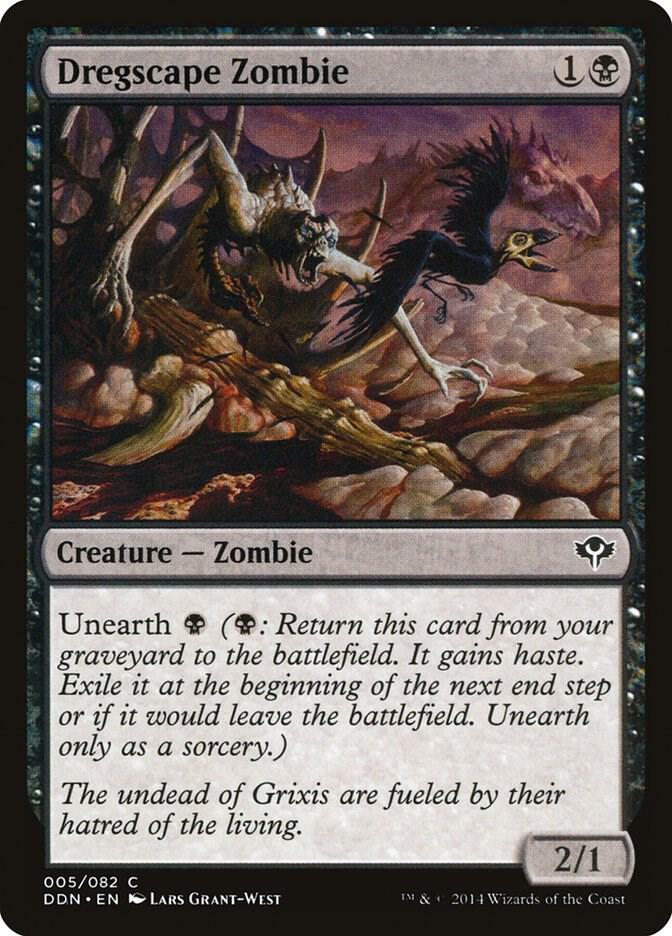 Dregscape Zombie 5 card from Duel Decks: Speed vs. Cunning