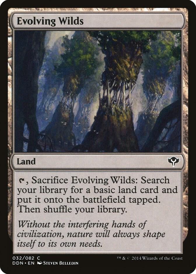 Evolving Wilds 32 card from Duel Decks: Speed vs. Cunning