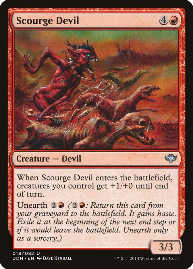 Scourge Devil 18 card from Duel Decks: Speed vs. Cunning