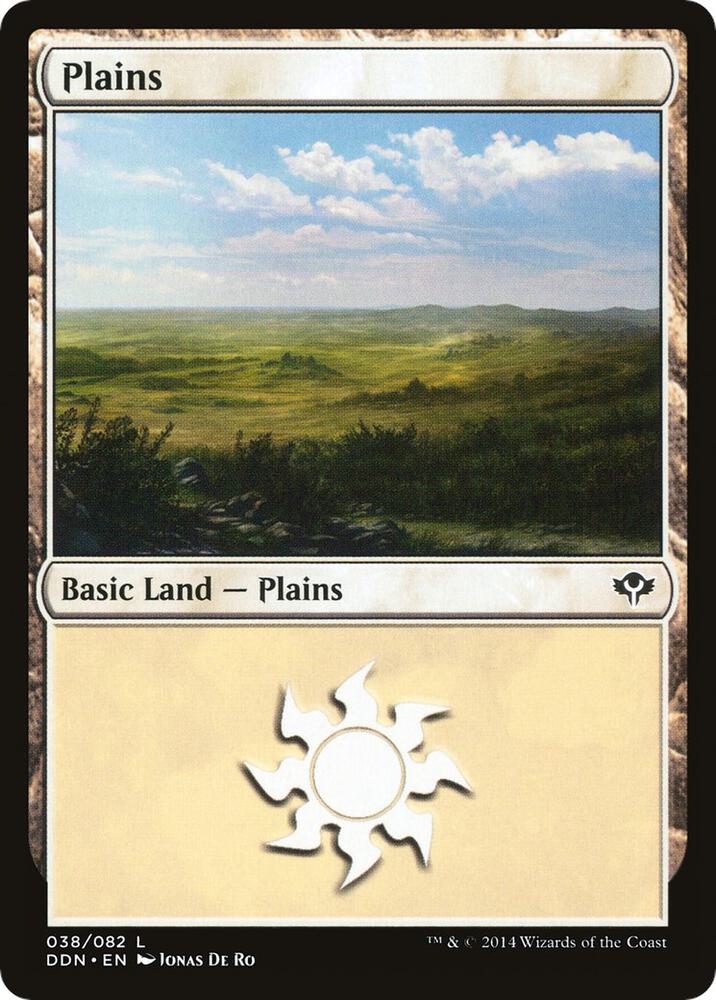 Plains 38 card from Duel Decks: Speed vs. Cunning