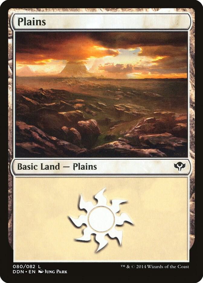 Plains 80 card from Duel Decks: Speed vs. Cunning