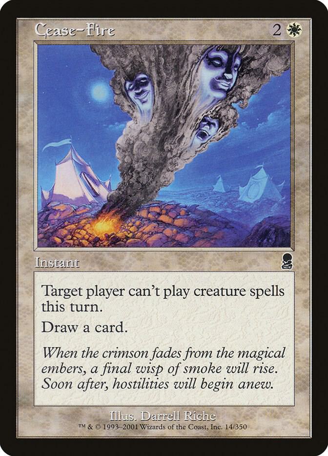 Cease-Fire 14 card from Odyssey