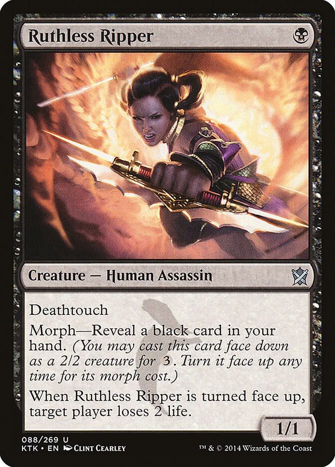 Ruthless Ripper 88 card from Khans of Tarkir