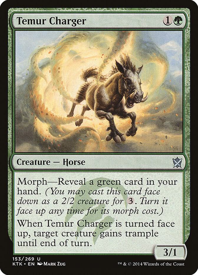 Temur Charger 153 card from Khans of Tarkir