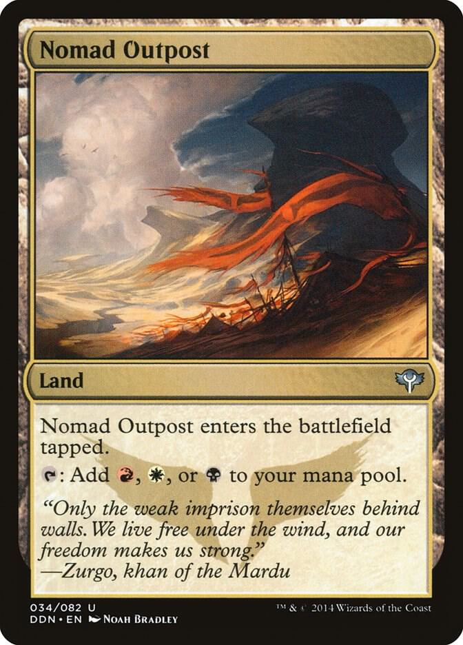 Nomad Outpost 34 card from Duel Decks: Speed vs. Cunning