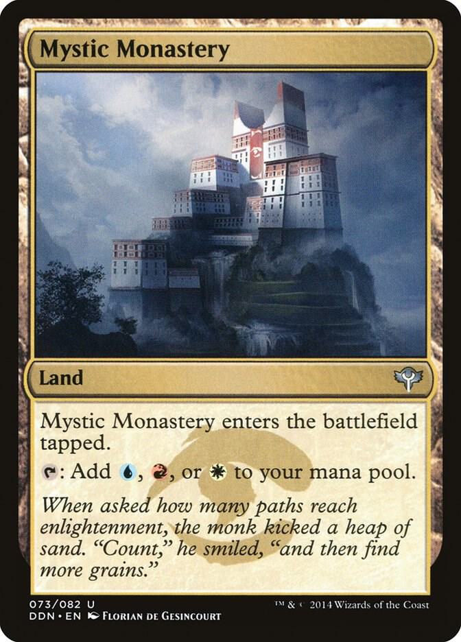 Mystic Monastery 73 card from Duel Decks: Speed vs. Cunning