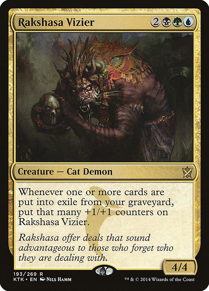 Rakshasa Vizier 193 card from Khans of Tarkir