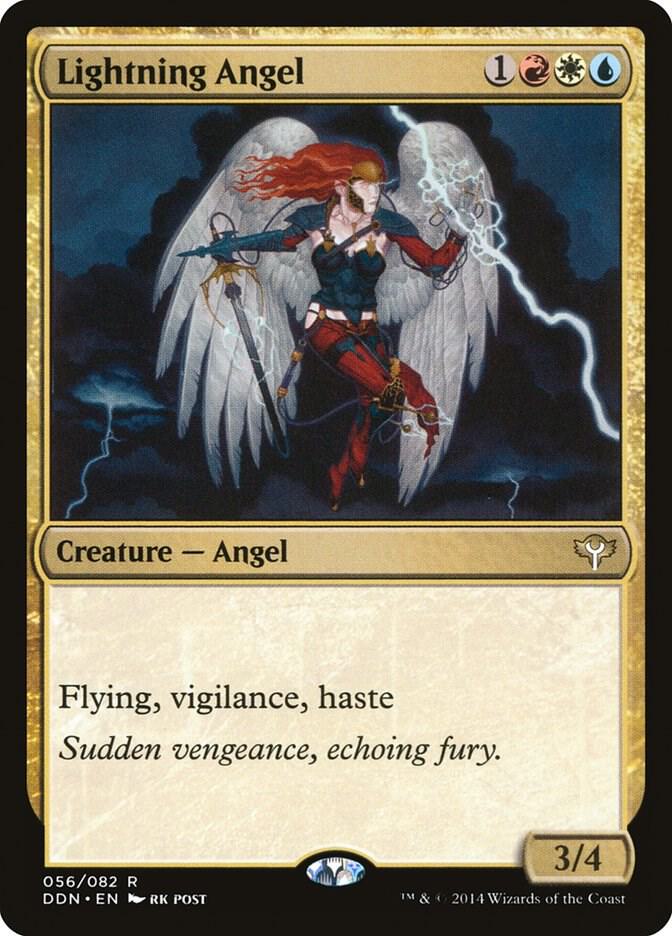 Lightning Angel 56 card from Duel Decks: Speed vs. Cunning