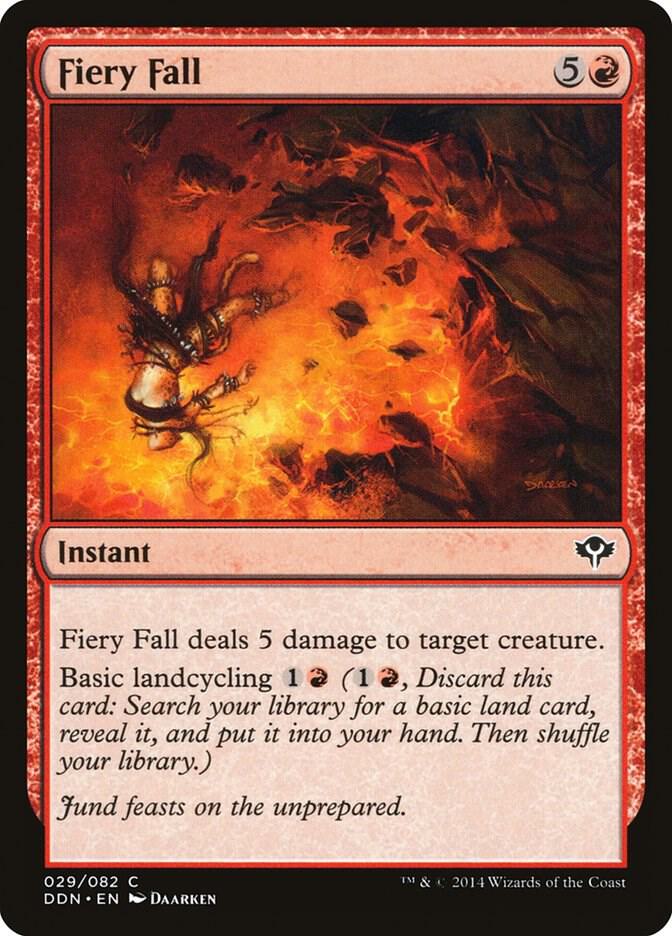 Fiery Fall 29 card from Duel Decks: Speed vs. Cunning