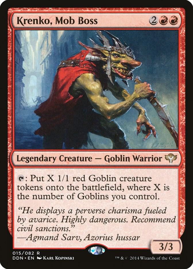 Krenko, Mob Boss 15 card from Duel Decks: Speed vs. Cunning