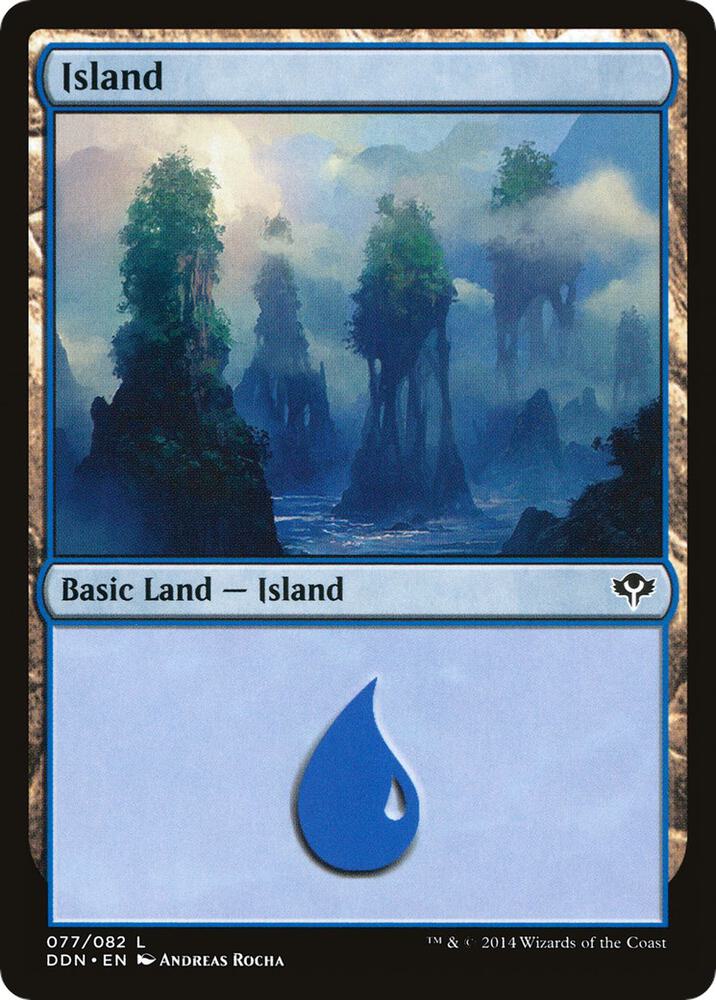 Island 77 card from Duel Decks: Speed vs. Cunning