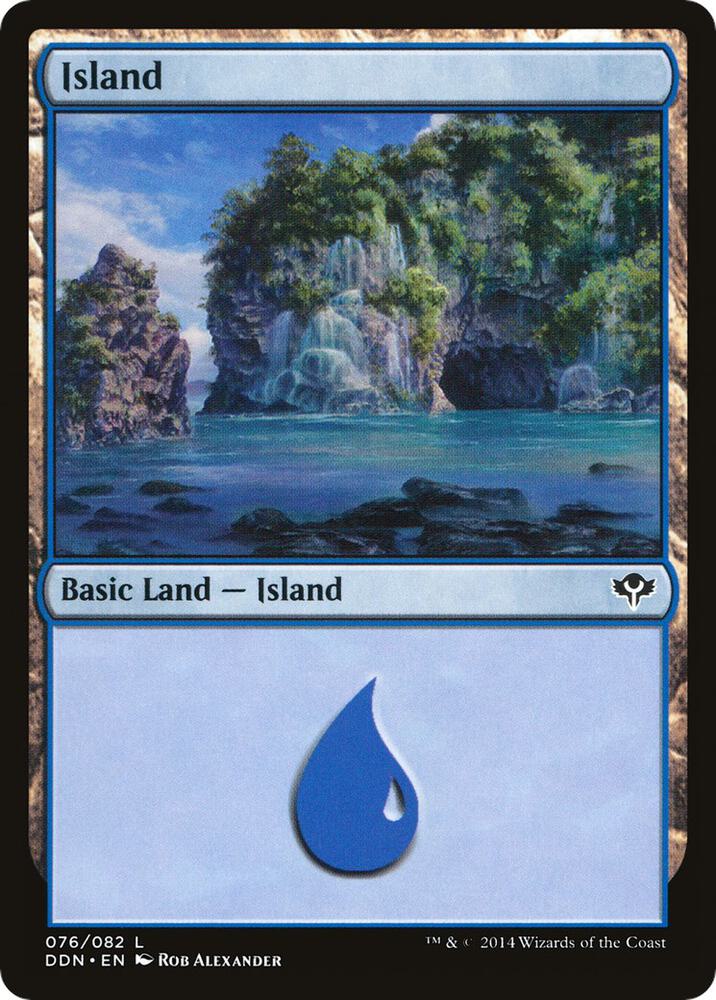 Island 76 card from Duel Decks: Speed vs. Cunning