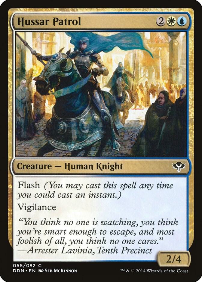 Hussar Patrol 55 card from Duel Decks: Speed vs. Cunning