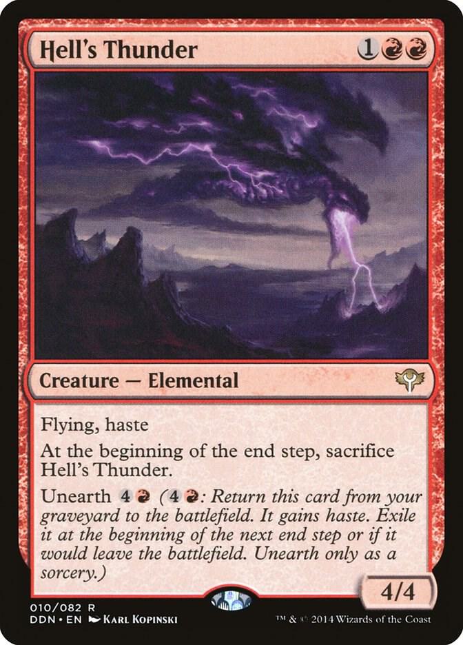 Hell's Thunder 10 card from Duel Decks: Speed vs. Cunning