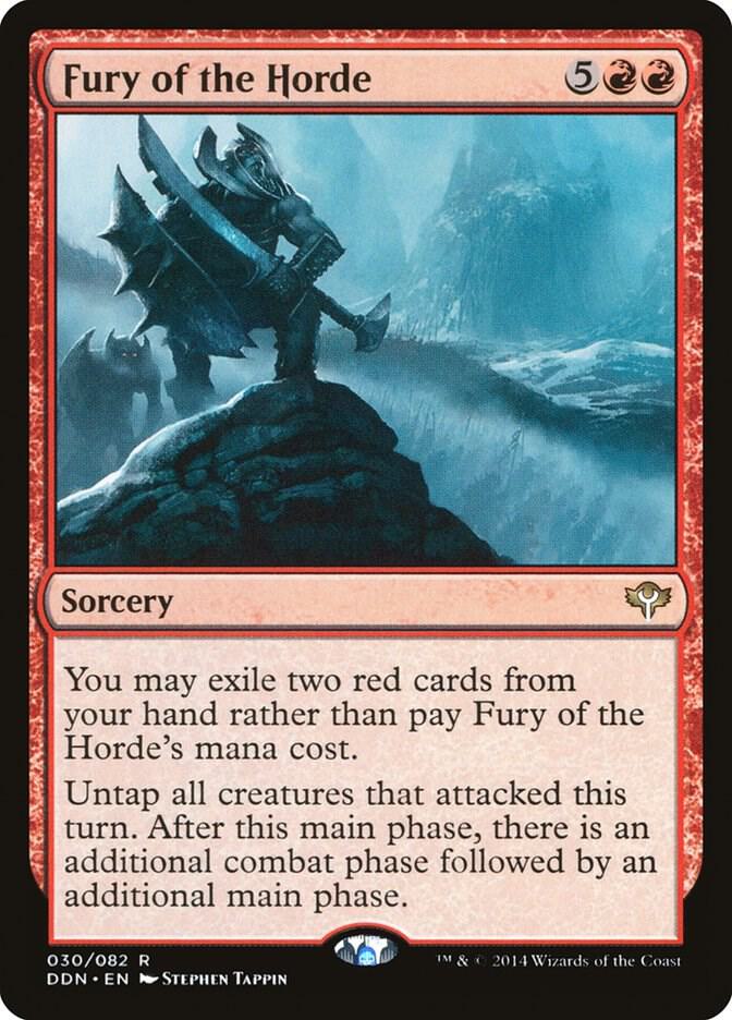 Fury of the Horde 30 card from Duel Decks: Speed vs. Cunning
